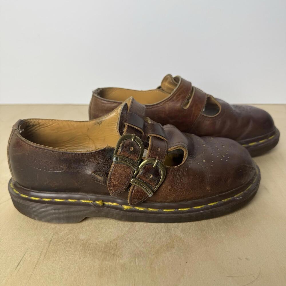 VTG Dr. Martens Double Strap Mary Jane Womens 6 US - 4 UK Shoes England Leather